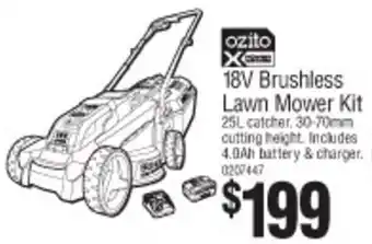 Brushless Lawn Mower Kit 18V