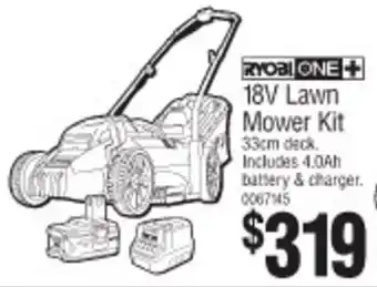 Bunnings Lawn Mower Kit 18V 33cm offer
