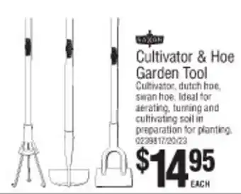 Bunnings Cultivator & Hoe Garden Tool offer