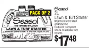 Bunnings Seasol Lawn & Turf Starter 2L offer