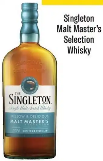 Coles Singleton Malt Master's Selection Whisky offer