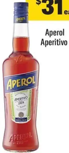 Coles Aperol Aperitivo offer