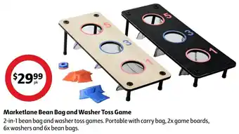 Coles Marketlane Bean Bag and Washer Toss Game offer