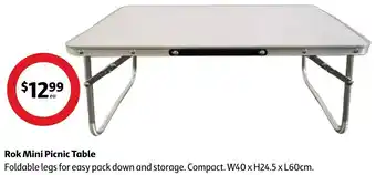 Coles Rok Mini Picnic Table offer