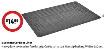 Coles 5 Seasons Car Boot Liner offer