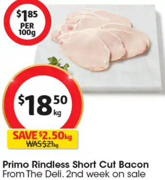 Primo Rindless Short Cut Bacon