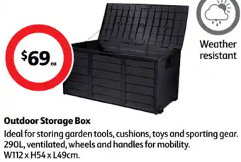 Coles Outdoor Storage Box offer