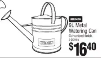Bunnings Metal Watering Can 9L offer