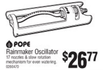 Bunnings Pope Rainmaker Oscillator offer