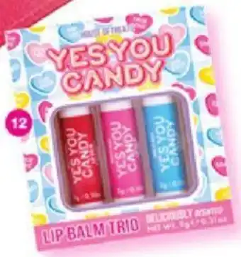 Priceline House Of Treats Yes You Candy Lip Balm Trio offer