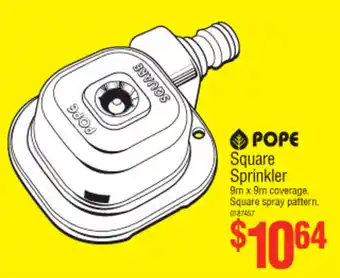 Bunnings Pope Square Sprinkle 9m x 9m offer