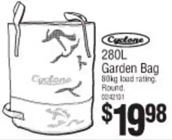 Bunnings Garden Bag 80kg 280L offer