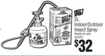 Bunnings Indoor/ Outdoor Insect Spray 2L offer