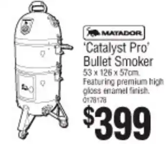 'Catalyst Pro' Bullet Smoker 53 x 126 x 57cm