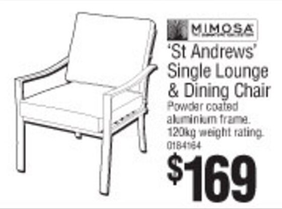 Mimosa st discount andrews sun lounge