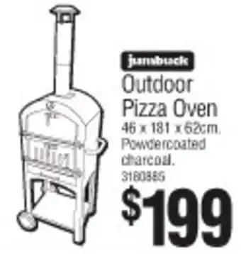 Outdoor Pizza Oven 46 x 181 x 62cm