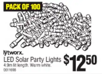 Bunnings LED Solar Party Lights 4,9cm offer
