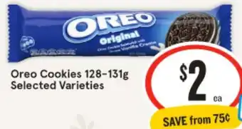 IGA Oreo Cookies 128-131g offer