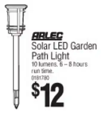 Bunnings Solar LED Garden Path Light offer