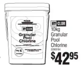 Bunnings Granular Pool Chlorine 10kg offer