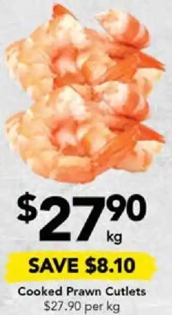 Drakes Cooked Prawn Cutlets offer
