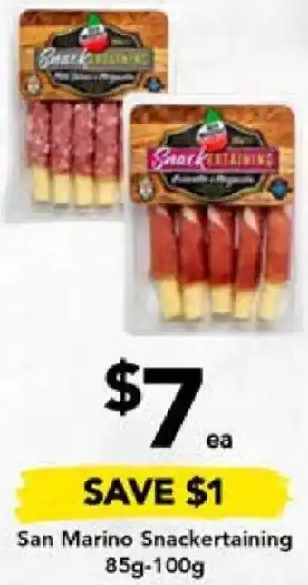 Drakes San Marino Snackertaining 85g-100g offer