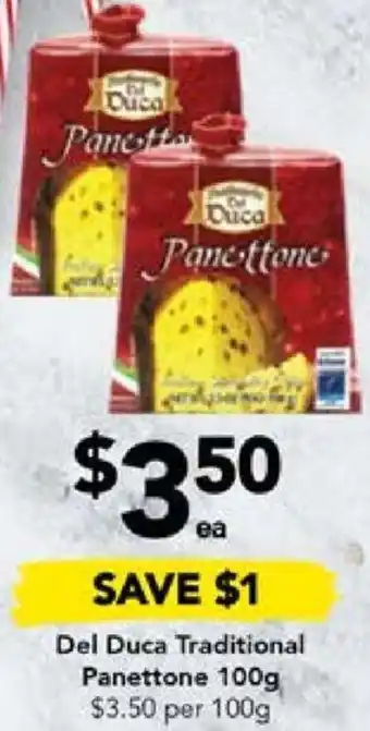 Drakes Del Duca Traditional Panettone 100g offer