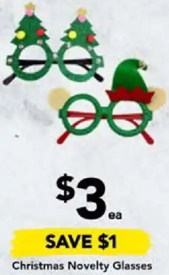 Drakes Christmas Novelty Glasses offer