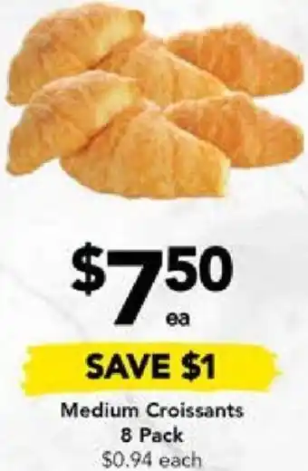 Drakes Medium Croissants 8 Pack offer