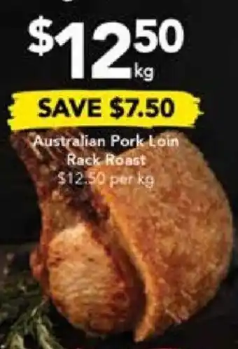 Drakes Australian Pork Loin Rack Roast offer