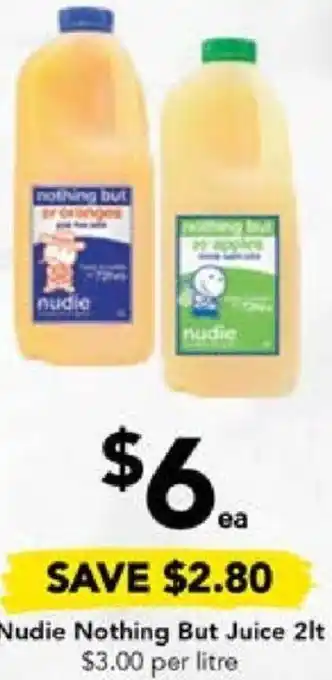 Nudie Nothing But Juice 2lt