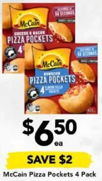 Drakes McCain Pizza Pockets 4 Pack offer