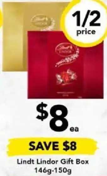 Drakes Lindt Lindor Gift Box 146g-150g offer