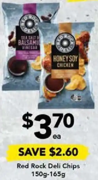 Drakes Red Rock Deli Chips 150g-165g offer