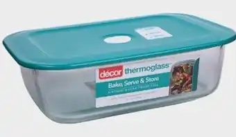 BIG W Décor Thermoglass Realseal Oblong Baking Dish 3-Litre offer