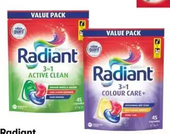 BIG W Radiant 45-Pack Laundry Detergent Capsules offer