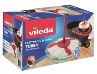 BIG W Vileda Easy Wring & Clean Spin Mop & Bucket Set offer