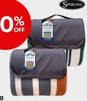 BIG W Sperling Mega Picnic Rug 3m x 3m offer