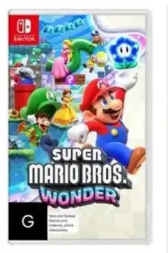 BIG W Super Mario Bros. Wonder offer