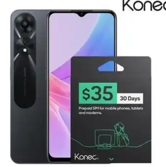 BIG W Konec OPPO A78 5G Prepaid Bundle - Black offer