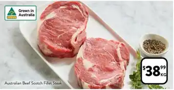 Foodworks Australian Beef Scotch Fillet Steak offer