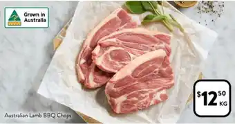 Foodworks Australian Lamb BBQ Chops offer