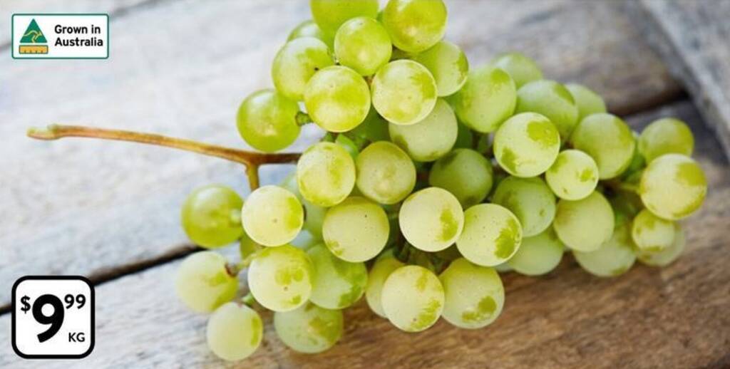 WHITE SEEDLESS GRAPES offer at Foodworks