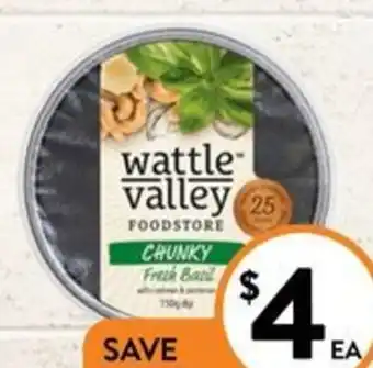 Foodworks Wattle Valley Chunky Dip 150g offer