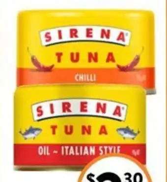 Foodworks Sirena Tuna 95g offer