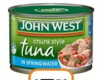 Foodworks John West Tuna 425g offer