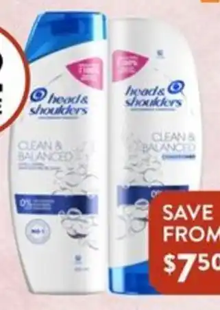 Foodworks Head & Shoulders Shampoo or Conditioner 350/400ml offer