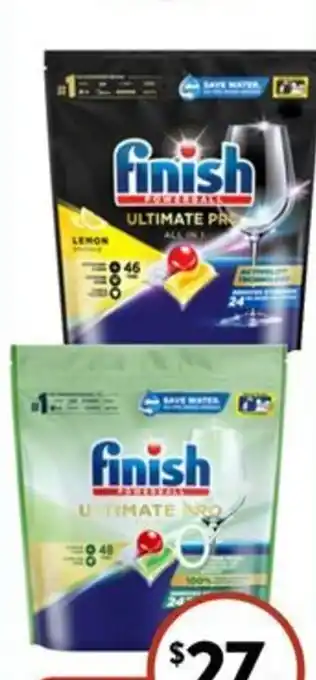 Foodworks Finish Quantum Ultimate Pro Dishwashing Tablets 46/48 Pack offer