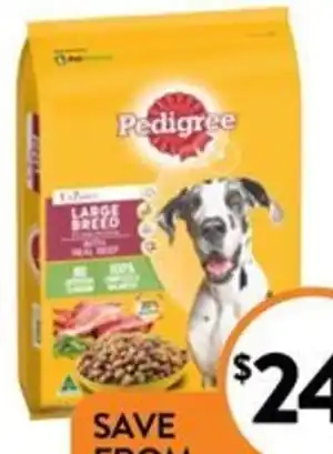 Foodworks Pedigree Dry Dog Food 8kg offer