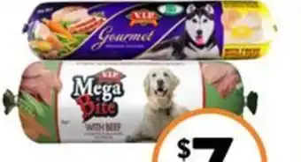 Foodworks V.I.P Dog Roll V.I.P Dog Roll 3kg $0.23 per 100g offer